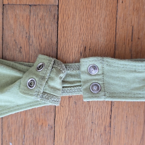 Double Zero Green Bodysuit 95% Rayon Size M - Picture 6 of 7